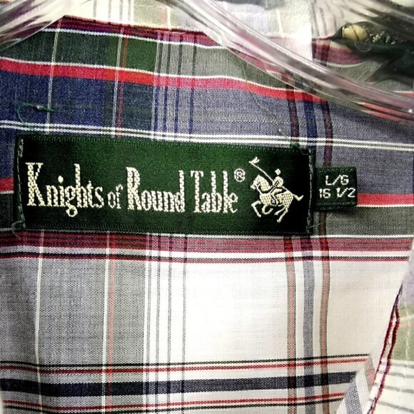 Knights of Round Table Men's L Vtg Casual Shirt - Picture 6 of 16